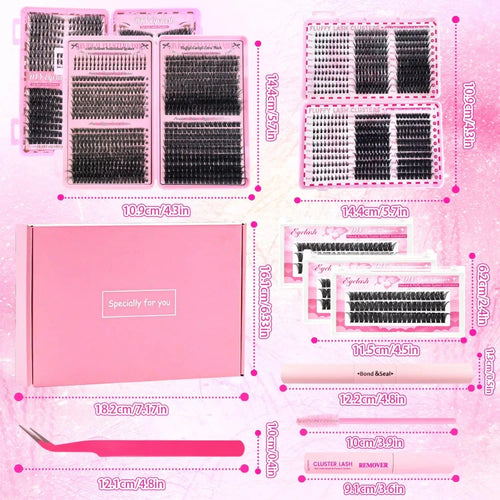 D Curl Cluster Lashes