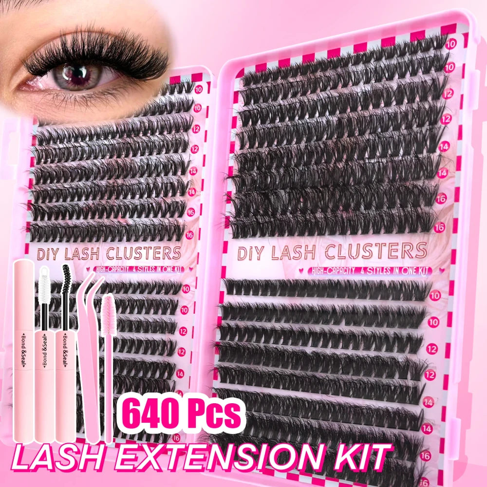 D Curl Cluster Lashes