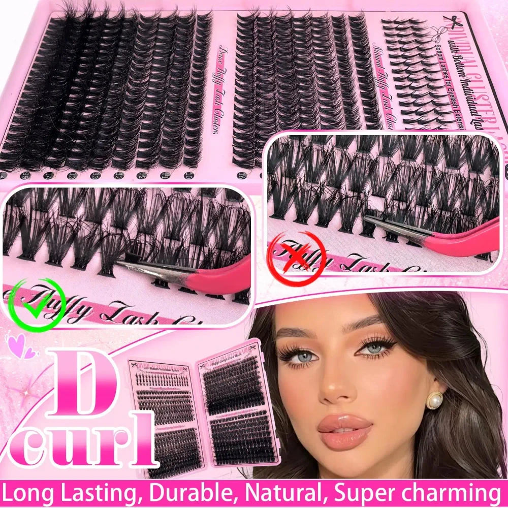 D Curl Cluster Lashes