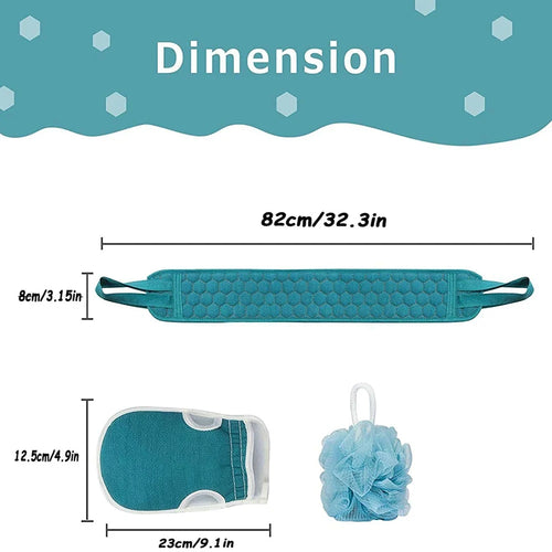 Exfoliating Body Scrubber Set