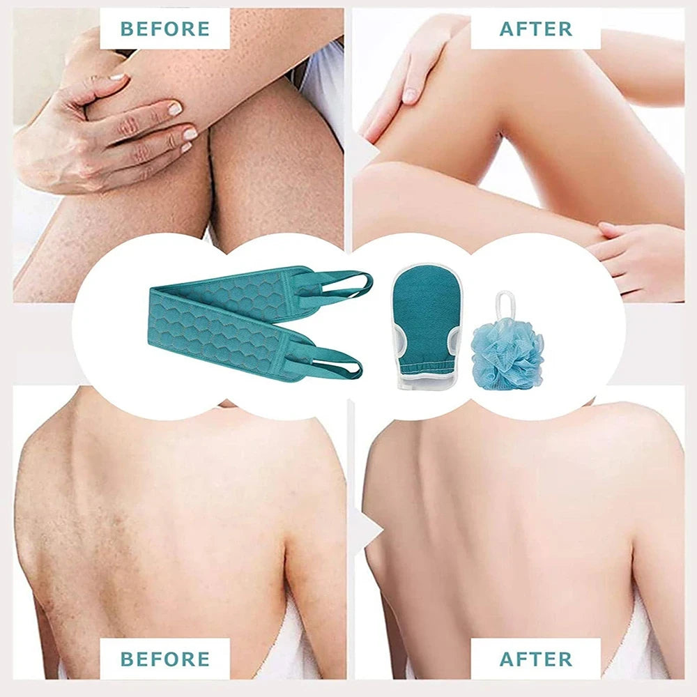 Exfoliating Body Scrubber Set